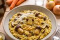 RISOTTO AI FUNGHI PORCINI E ZAFFERANO